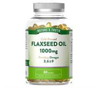 Nature's Truth Flaxseed Oil 1000mg 60 Softgels