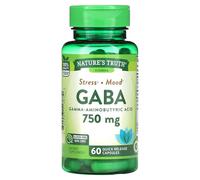 Nature's Truth, Gaba, Gamma Aminobutyric Acid, 750 mg, 60 Quick Release Capsules