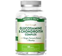 Nature's Truth Glucosamine and Chondroitin Complex - 60 Tablets - with Ginger, Turmeric Extract & Rosehip