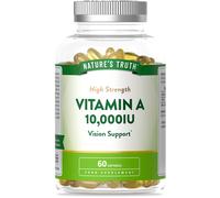 Nature's Truth High Strength Vitamin A 10,0000iu - 60 Softgels 60 Tablets