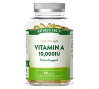 Nature's Truth Vitamin A 10,000iu - 60 Softgels - High Strength Vision Support