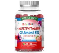 Nature's Truth Multivitamins for Kids - 60 Vegan Gummies - 14 Key Nutrients - One-a-Day Formula - Natural Strawberry Flavour