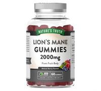 Nature's Truth Lions Mane 2000mg Natural Berry Flavour 60 Tablets