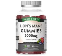 Nature's Truth Lion's Mane 2000mg Berry Gummies 60 Gummies