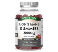 Nature's Truth Lions Mane 2000mg Natural Berry Flavour 60 Gummies
