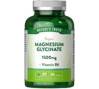 Nature's Truth Magnesium Bisglycinate 1500mg - 60 Tablets in Clear | Size: Pack of 60 Nature's Truth Clear Pack of 60
