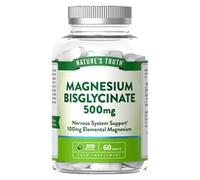 Nature's Truth Magnesium Bisglycinate 500mg 60 Tablets