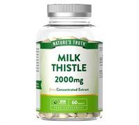 Milk Thistle High Strength Tablets - 2000mg Milk Thistle Supplement - 60 Tablets - Vegan - Nature's Truth
