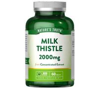 Milk Thistle High Strength Tablets - 2000mg Milk Thistle Supplement - 60 Tablets - Vegan - Nature's Truth