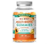 Nature's Truth Multi-Biotic 3 Live Strains + Vits C B3 B5 & B6 60 gummies