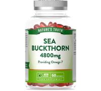 Nature's Truth Sea Buckthorn 4800mg - 60 Vegan Softgels - High Strength Supplement Providing Omega 7