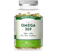 Nature's Truth Triple Omega 369 2000mg Complex Softgels 60 Softgels