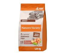 Natures Variety Cat Adult Dry Selected Salmon 1.25Kg