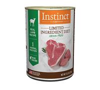 Nature's Variety Instinct Limited Ingredient Diet Grain Free Lamb Formula Natural Wet Canned Dog Food, 13.2 oz. Cans (Case of 6)