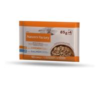Nature's Variety Original Bites in Gravy Salmon and Chicken Flowpack for Adult Cats