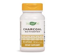 Nature's Way - Activated Charcoal High Adsorbency Certified Potency - 100 Capsules