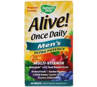 Nature's Way, Alive! Once Daily, Men's Multi-Vitamin, 60 Tablets
