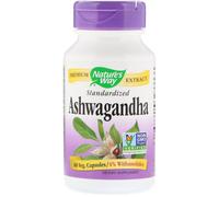Nature's Way, Ashwagandha, Standardized, 60 Veg Capsules