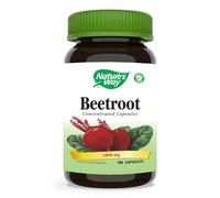 Nature's Way - Beetroot Capsules - 1,000mg Per Serving - Natural Source of Vegetarian Iron - Vitamins B1, B2, B3, B6 & Vitamin C - Suitable for Vegetarians and Vegans - 100 Capsules