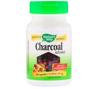 Nature's Way, Charcoal, Activated, 280 mg, 100 Capsules