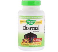 Nature's Way, Charcoal, Activated, 280 mg, 360 Capsules