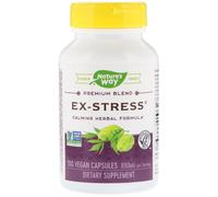 Nature's Way, Ex-Stress, Calming Herbal Formula, 890 mg, 100 Vegan Capsules