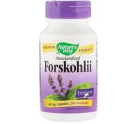 Nature's Way, Forskohlii, Standardized, 60 Veg. Capsules