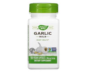 Nature's Way, Garlic Bulb, 580 mg, 100 Vegan Capsules