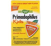 Nature's Way Primadophilus for Kids, Orange, 30 Count (Pack of 2)