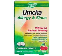 Nature's Way, Umcka, Allergy & Sinus, Cherry, 20 Tablets