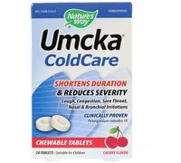 Nature's Way, Umcka, ColdCare, Cherry, 20 Tablets
