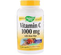 Nature's Way, Vitamin C with Rose Hips, 1,000 mg, 250 Capsules