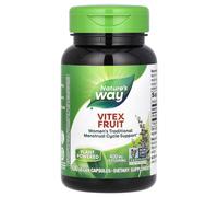 Nature's Way Vitex Fruit 400mg - 100 Vegan Capsules - Menstrual Cycle Support