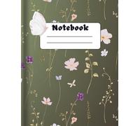 Nature's Whimsy Lined Notebook: 50 Lined Pages with Floral and Nature Designs - Perfect for Journaling, Notes, or Gifts. 8.5x11 with Butterfly and Mushroom Art