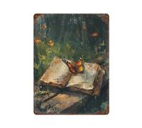 Nature's Whisper A Butterfly's Journey Camper Accessories Decor Metal Tin Sign for Inside Metal Signs Farmhouse Indoor Outdoor Poster 15.7"x11.8"