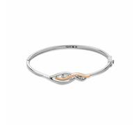 Nature's Wonder Sterling Silver Waterfall Bangle with Topaz Clogau Metallics One Size