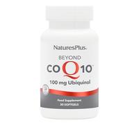 NaturesPlus Beyond CoQ10 100 mg Ubiquinol - Active, Naturally Fermented Coenzyme Q10 Supplement with UbiquiMax, Enhanced Absorption, Prolonged Action - Gluten Free, 30 Softgels