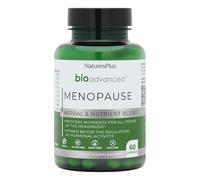 NaturesPlus BioAdvanced Menopause - Menopause Supplement for Women Balance - D3, Magnesium, B6, Sea Buckthorn, Ashwagandha, Maca, Sage, Dong Quai - Gluten Free, SOYA Free, Vegan - 60 Capsules