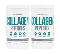NaturesPlus Collagen Peptides - 0.65 lbs Powder, Pack of 2 - Hair, Skin, Nail & Joint Health, Immune System Support - Non-GMO, Gluten Free - Up to 56 Total Servings