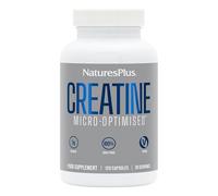 NaturesPlus Creatine Micro-Optimised Capsules - 100% Pure Creatine Monohydrate Supplement for Peak Performance, 3 g per Serving - Vegan, Gluten Free, 120 Capsules, 30 Servings