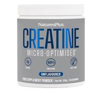 NaturesPlus Creatine Micro-Optimised Powder - 100% Pure Creatine Monohydrate Powder for Peak Performance Everyday - Unflavoured, Vegan, Gluten Free, 330 g Powder