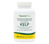 NaturesPlus Geothermal Icelandic Kelp - Natural Iodine Supplement Rich in Trace Minerals - Thyroid, Energy and Metabolism, Skin, Cognitive Function - 300 Tablets, 300 Servings