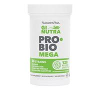 NaturesPlus GI NUTRA Pro Bio Mega - 120 Billion Probiotics for Women and Men - 35 Science Backed Live Bacteria and Prebiotic Fibre - Vegan, Gluten Free - 30 Capsules