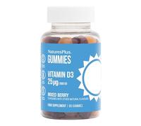 NaturesPlus Gummies Vitamin D3 1000 mg - Delicious Vitamin D3 Gummies Mixed Berries Flavour - Gluten Free, Gelatine Free, Vegetarian - 60 Gummies