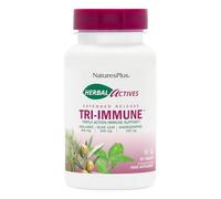 NaturesPlus Herbal Actives Tri Immune - Immune Support Supplement with Zinc, Vitamin C, Olive Leaf, Andrographis - Vegetarian, Gluten Free - 60