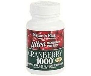 NaturesPlus Herbal Actives Ultra Cranberry 60 tablets 1000 mg