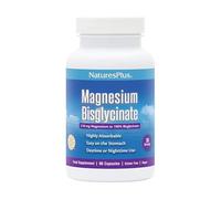 NaturesPlus Magnesium Bislycinate Capsules - Gentle Magnesium Supplement, Active Glycinate Form - Sleep, Relaxation, Stress Support - Vegan, Gluten Free - 90 Capsules