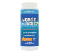 NaturesPlus Magnesium Citrate Powder, Orange Flavour - 400mg Bioavailable Magnesium Supplement for Muscle, Relaxation, Nerve, and Energy Support - Vegan, Gluten Free, 60 Servings