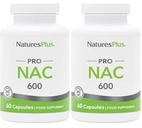 NaturesPlus PRO NAC 600 mg - High Strength N Acetyl Cysteine Supplement, Easy to Swallow, One a Day - Vegetarian, Gluten Free - 60 Capsules (Pack of 2)