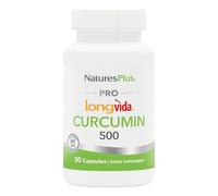 NaturesPlus PRO Optimized Curcumin Capsules Longvida 500 mg - Superior Absorption Turmeric Extract Supplement - One a Day, Vegan, Gluten Free - 30 Capsules
